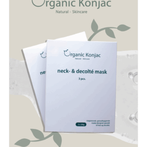 Postkort Organic Konjac Neck & Decolté Mask - 20 stk.