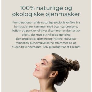 Postkort Organic Konjac Eye Mask - 20 stk.